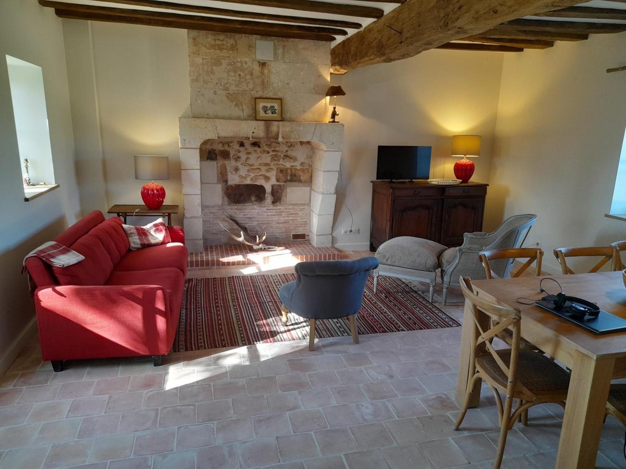 Le Puits Renaissance - Gites De Caractere Et Piscine Chauffee Chambourg-sur-Indre Eksteriør billede